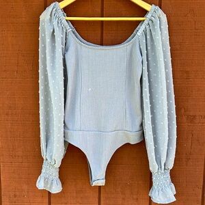 PROMESA Off the Shoulder Ribbed Bodysuit